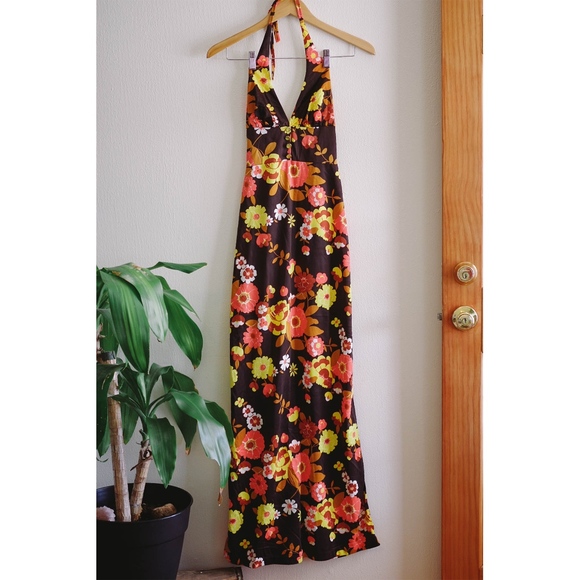 Vintage Dresses & Skirts - (sold) 70's Vintage Maxi Dress